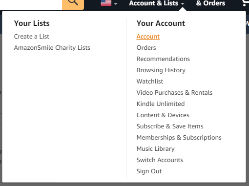 amazon cart